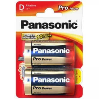 PANASONIC Alkalické baterie Pro Power LR20PPG/2BP D 1, 5V (Blistr 2ks) PANASONIC Alkalické baterie Pro Power LR20PPG/2BP D 1, 5V (Blistr 2ks)
