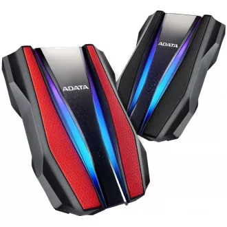ADATA Externí HDD 2TB 2, 5" USB 3.2 HD770G, červená ADATA Externí HDD 2TB 2, 5" USB 3.2 HD770G, červená