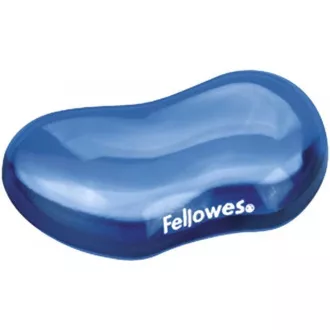 Podložka pod zápěstí Fellowes CRYSTAL gelová modrá Podložka pod zápěstí Fellowes CRYSTAL gelová modrá