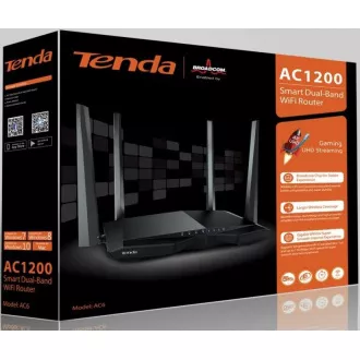 Tenda AC5 - Wireless AC Router 802.11ac/a/b/g/n, 1200 Mb/s, VPN, IPTV, WISP, Universal Repeater Tenda AC5 - Wireless AC Router 802.11ac/a/b/g/n, 1200 Mb/s, VPN, IPTV, WISP, Universal Repeater