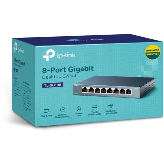 TP-Link switch TL-SG108 (8xGbE, fanless) TP-Link switch TL-SG108 (8xGbE, fanless)