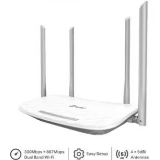 TP-Link Archer C50 WiFi5 router (AC1200, 2, 4GHz/5GHz, 4x100Mb/s LAN, 1x100Mb/s WAN) TP-Link Archer C50 WiFi5 router (AC1200, 2, 4GHz/5GHz, 4x100Mb/s LAN, 1x100Mb/s WAN)