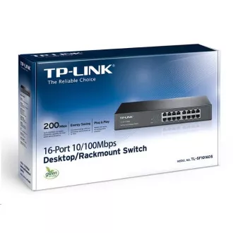 TP-Link switch TL-SF1016DS (16x100Mb/s, fanless) TP-Link switch TL-SF1016DS (16x100Mb/s, fanless)