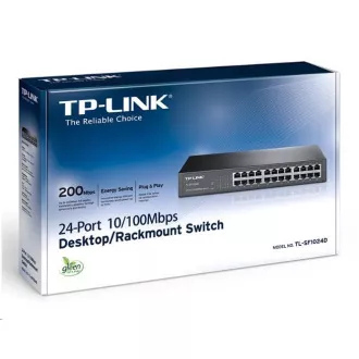 TP-Link switch TL-SF1024D (24x100Mb/s, fanless) TP-Link switch TL-SF1024D (24x100Mb/s, fanless)