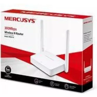 MERCUSYS MW301R WiFi4 router (N300, 2, 4GHz, 2x100Mb/s LAN, 1x100Mb/s WAN) MERCUSYS MW301R WiFi4 router (N300, 2, 4GHz, 2x100Mb/s LAN, 1x100Mb/s WAN)