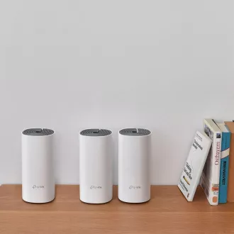 TP-Link Deco E4(3-pack) WiFi5 Mesh (AC1200, 2, 4GHz/5GHz, 2x100Mb/sLAN/WAN) TP-Link Deco E4(3-pack) WiFi5 Mesh (AC1200, 2, 4GHz/5GHz, 2x100Mb/sLAN/WAN)