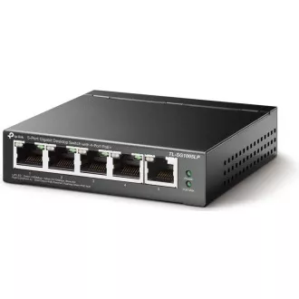 TP-Link switch TL-SG1005LP (5xGbE, 4xPoE+, 40W, fanless) TP-Link switch TL-SG1005LP (5xGbE, 4xPoE+, 40W, fanless)