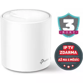 TP-Link Deco X60(1-pack) WiFi6 Mesh (AX5400, 2, 4GHz/5GHz, 2xGbELAN/WAN) TP-Link Deco X60(1-pack) WiFi6 Mesh (AX5400, 2, 4GHz/5GHz, 2xGbELAN/WAN)