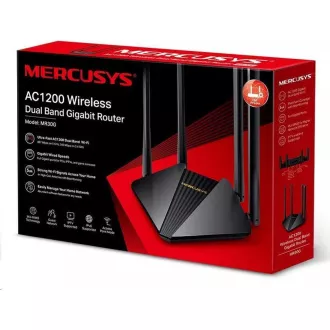 MERCUSYS MR30G EasyMesh WiFi5 router (AC1200, 2, 4GHz/5GHz, 2xGbELAN, 1xGbEWAN) MERCUSYS MR30G EasyMesh WiFi5 router (AC1200, 2, 4GHz/5GHz, 2xGbELAN, 1xGbEWAN)