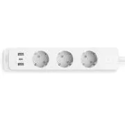 TP-Link Tapo P300(EU) chytrý WiFi prodlužovací kabel (3x230V, 2xUSB-A, 1xUSB-C, 2300W, 10A, 2, 4 GHz, BT)