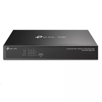 TP-Link VIGI NVR1008H-8P v1.2 (P/N:1775500035), videorekordér, 8 channels, 8xPoE, 1x100Mb/s LAN, 1xVGA, 1xHDMI, 2xUSB2.0