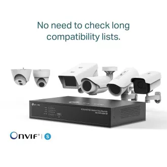 TP-Link VIGI NVR1008H-8P v1.2 (P/N:1775500035), videorekordér, 8 channels, 8xPoE, 1x100Mb/s LAN, 1xVGA, 1xHDMI, 2xUSB2.0
