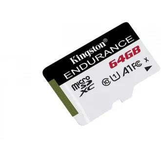 Kingston MicroSDXC karta 64GB microSD XC High Endurance, 95R Class 10 UHS-I U1 Kingston MicroSDXC karta 64GB microSD XC High Endurance, 95R Class 10 UHS-I U1
