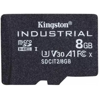 Kingston MicroSDHC karta 8GB Industrial C10 A1 pSLC Card Single Pack Kingston MicroSDHC karta 8GB Industrial C10 A1 pSLC Card Single Pack