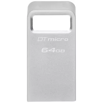 Kingston Flash Disk 64GB DataTraveler Micro 200MB/s Metal USB 3.2 Gen 1 Kingston Flash Disk 64GB DataTraveler Micro 200MB/s Metal USB 3.2 Gen 1