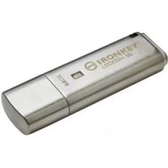 Kingston Flash Disk IronKey 64GB IKLP50 Locker+ 50 AES USB, w/256bit Encryption Kingston Flash Disk IronKey 64GB IKLP50 Locker+ 50 AES USB, w/256bit Encryption