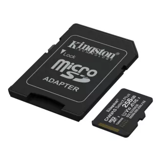 Kingston MicroSDXC karta 256GB Canvas Select Plus, U1, V10, A1, SD Adaptér Kingston MicroSDXC karta 256GB Canvas Select Plus, U1, V10, A1, SD Adaptér