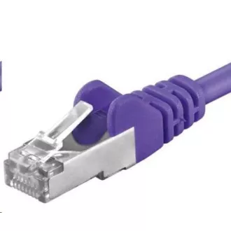 PREMIUMCORD Patch kabel CAT6a S-FTP, RJ45-RJ45, AWG 26/7 5m fialová PREMIUMCORD Patch kabel CAT6a S-FTP, RJ45-RJ45, AWG 26/7 5m fialová