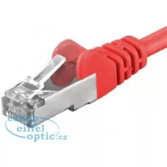 PREMIUMCORD Patch kabel CAT6a S-FTP, RJ45-RJ45, AWG 26/7 0, 25m červená PREMIUMCORD Patch kabel CAT6a S-FTP, RJ45-RJ45, AWG 26/7 0, 25m červená