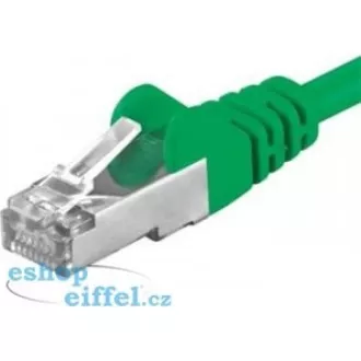 PREMIUMCORD Patch kabel CAT6a S-FTP, RJ45-RJ45, AWG 26/7 0, 5m zelená PREMIUMCORD Patch kabel CAT6a S-FTP, RJ45-RJ45, AWG 26/7 0, 5m zelená