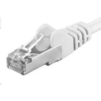PREMIUMCORD Patch kabel CAT6a S-FTP, RJ45-RJ45, AWG 26/7 10m bílá