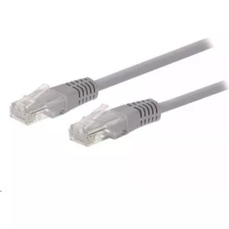 C-TECH kabel patchcord Cat5e, UTP, šedý, 2m C-TECH kabel patchcord Cat5e, UTP, šedý, 2m