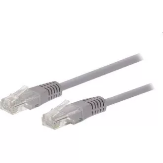 C-TECH kabel patchcord Cat5e, UTP, šedý, 5m C-TECH kabel patchcord Cat5e, UTP, šedý, 5m