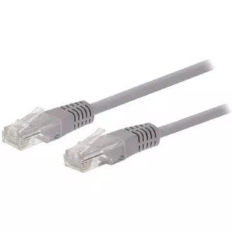 C-TECH kabel patchcord Cat5e, UTP, šedý, 7, 5m C-TECH kabel patchcord Cat5e, UTP, šedý, 7, 5m