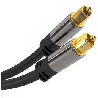 PremiumCord Kabel Toslink M/M, 6mm, 0, 5m, černá