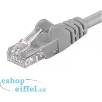 PREMIUMCORD Patch kabel UTP RJ45-RJ45 CAT5e 1m šedá PREMIUMCORD Patch kabel UTP RJ45-RJ45 CAT5e 1m šedá