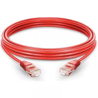 PREMIUMCORD Patch kabel UTP RJ45-RJ45 CAT5e 2m červená PREMIUMCORD Patch kabel UTP RJ45-RJ45 CAT5e 2m červená