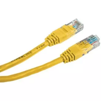 PREMIUMCORD Patch kabel UTP RJ45-RJ45 CAT5e 2m žlutá PREMIUMCORD Patch kabel UTP RJ45-RJ45 CAT5e 2m žlutá