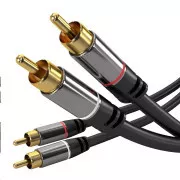 PREMIUMCORD kabel, 2x CINCH-2x CINCH M/M, 3m