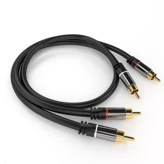 PREMIUMCORD kabel, 2x CINCH-2x CINCH M/M, 3m PREMIUMCORD kabel, 2x CINCH-2x CINCH M/M, 3m