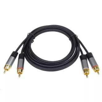 PREMIUMCORD kabel, 2x CINCH-2x CINCH M/M, 5m PREMIUMCORD kabel, 2x CINCH-2x CINCH M/M, 5m