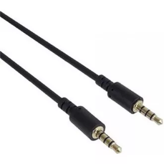 PREMIUMCORD Kabel Jack 3.5mm 4 pinový M/M 2m pro Apple iPhone, iPad, iPod PREMIUMCORD Kabel Jack 3.5mm 4 pinový M/M 2m pro Apple iPhone, iPad, iPod