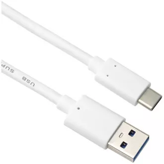 PremiumCord kabel USB-C - USB 3.0 A (USB 3.2 generation 2, 3A, 10Gbit/s) 2m, bílá PremiumCord kabel USB-C - USB 3.0 A (USB 3.2 generation 2, 3A, 10Gbit/s) 2m, bílá