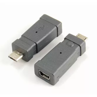 PremiumCord USB redukce Mini 5 PIN/female - Micro USB/male PremiumCord USB redukce Mini 5 PIN/female - Micro USB/male