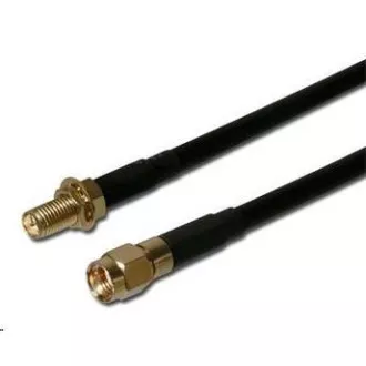 Koaxiální WLAN Antenní prodlužovací SMA male reverse - SMA female reverse, 10m Koaxiální WLAN Antenní prodlužovací SMA male reverse - SMA female reverse, 10m