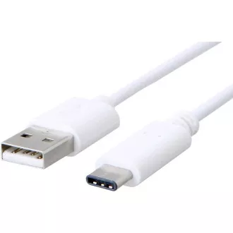 C-TECH kabel USB 2.0 AM na USB-C (AM/CM), 2m, bílá C-TECH kabel USB 2.0 AM na USB-C (AM/CM), 2m, bílá