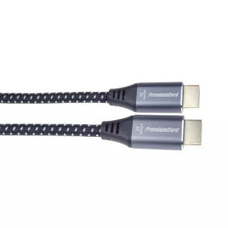 PREMIUMCORD Kabel HDMI 2.1 High Speed + Ethernet kabel 8K@60Hz, zlacené konektory, 1, 5m PREMIUMCORD Kabel HDMI 2.1 High Speed + Ethernet kabel 8K@60Hz, zlacené konektory, 1, 5m