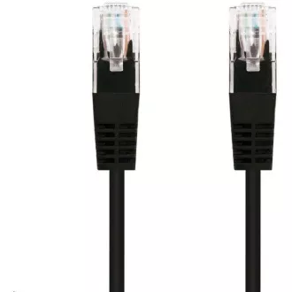 C-TECH kabel patchcord Cat5e, UTP, černý, 0, 5m C-TECH kabel patchcord Cat5e, UTP, černý, 0, 5m