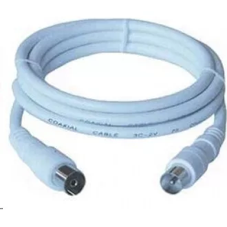 PREMIUMCORD TV kabel anténní propojovací 1m (koaxiální, M/F, 75 Ohm) PREMIUMCORD TV kabel anténní propojovací 1m (koaxiální, M/F, 75 Ohm)