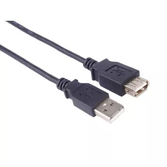 PremiumCord kabel prodlužovací USB 2.0, A-A, 0, 5m, černá PremiumCord kabel prodlužovací USB 2.0, A-A, 0, 5m, černá