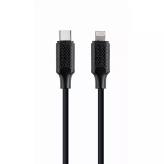 GEMBIRD Kabel USB 2.0 Type-C na Ligtning (CM/8pinM), 1, 5m, datový, černá