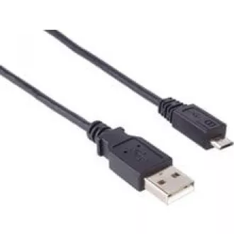 PremiumCord Kabel micro USB 2.0, A-B, konektor do úhlu 90° 1m (černý) PremiumCord Kabel micro USB 2.0, A-B, konektor do úhlu 90° 1m (černý)