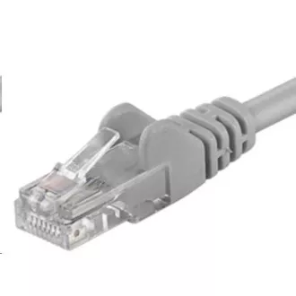 PremiumCord Patch kabel UTP RJ45-RJ45 CAT6 1m šedá PremiumCord Patch kabel UTP RJ45-RJ45 CAT6 1m šedá
