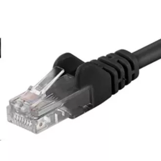 PremiumCord Patch kabel UTP RJ45-RJ45 CAT6 1m černá PremiumCord Patch kabel UTP RJ45-RJ45 CAT6 1m černá