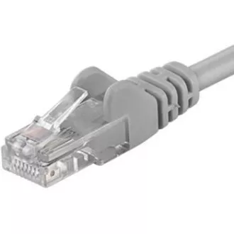 PremiumCord Patch kabel UTP RJ45-RJ45 CAT6 1, 5m šedá PremiumCord Patch kabel UTP RJ45-RJ45 CAT6 1, 5m šedá