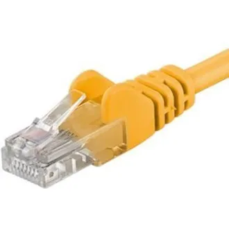 PremiumCord Patch kabel UTP RJ45-RJ45 CAT6 2m žlutá PremiumCord Patch kabel UTP RJ45-RJ45 CAT6 2m žlutá